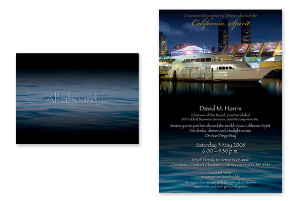 VIP Dinner Invite Design